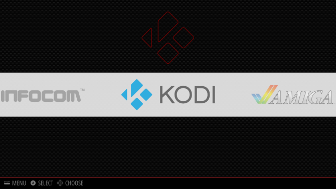 KODIがシステムとして認識されている